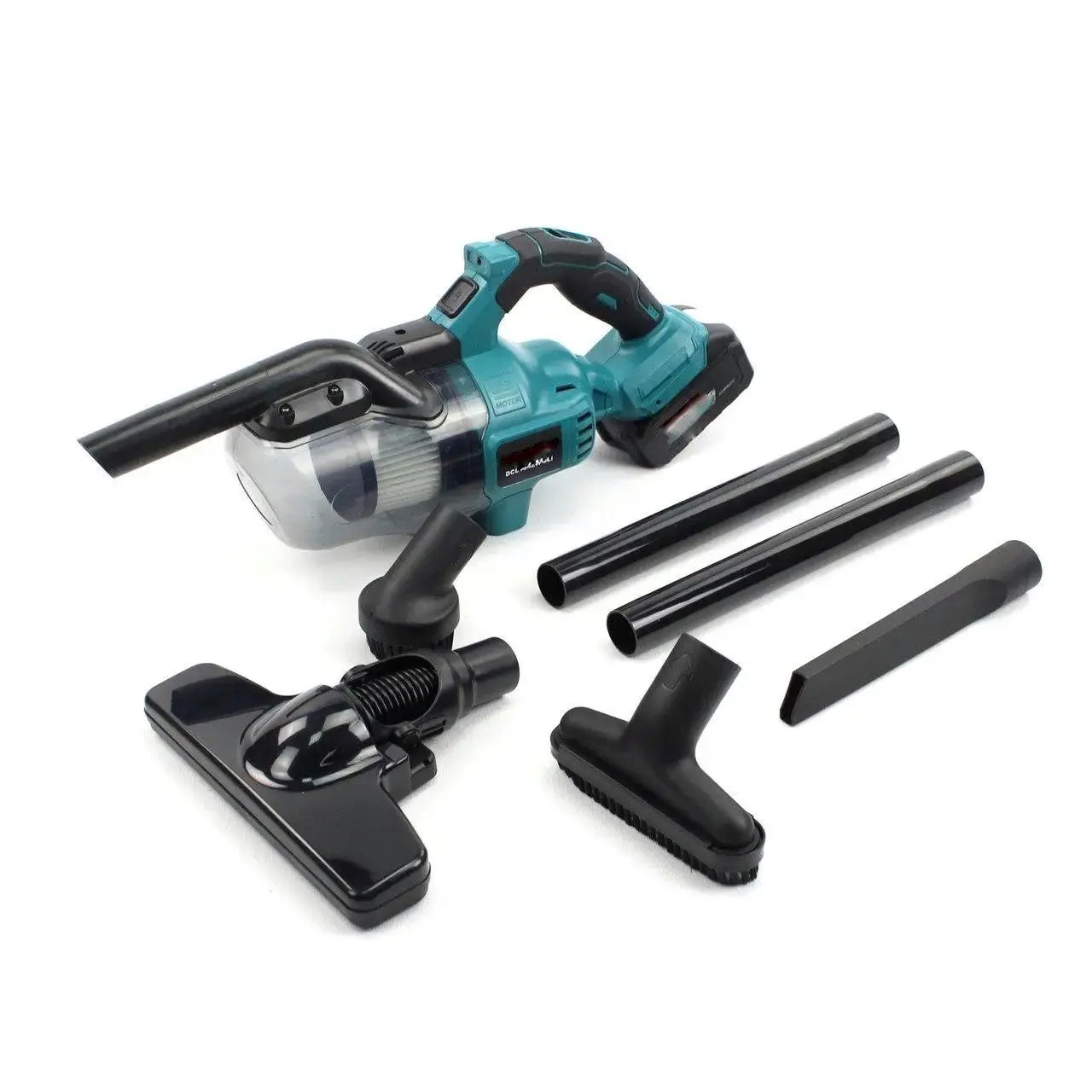 Автомобільний пилосос акумуляторний DCL184ZW-2Li (48V, 5AH), для дому та автомобіля без мішка c 2 акб - Зображення 2