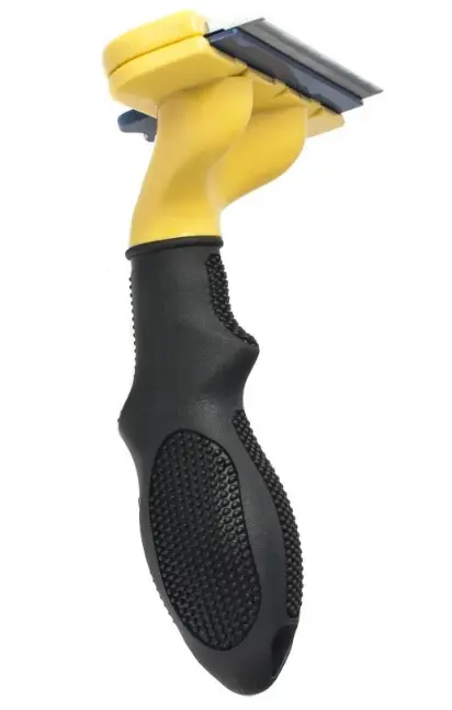 Фурмінатор для довгошерстих собак та кішок з кнопкою Furminator Short Hair Large 10 см - Зображення 2