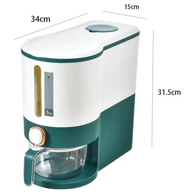 Диспенсер для сипучих продуктів з дозатором "Профі-Дозатор 5000" / Контейнер для зберігання сипучих продуктів - Зображення 2