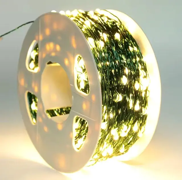 Гірлянда Роса LED на зеленому дроті USB 100*1000 AND 5348 - Зображення 2