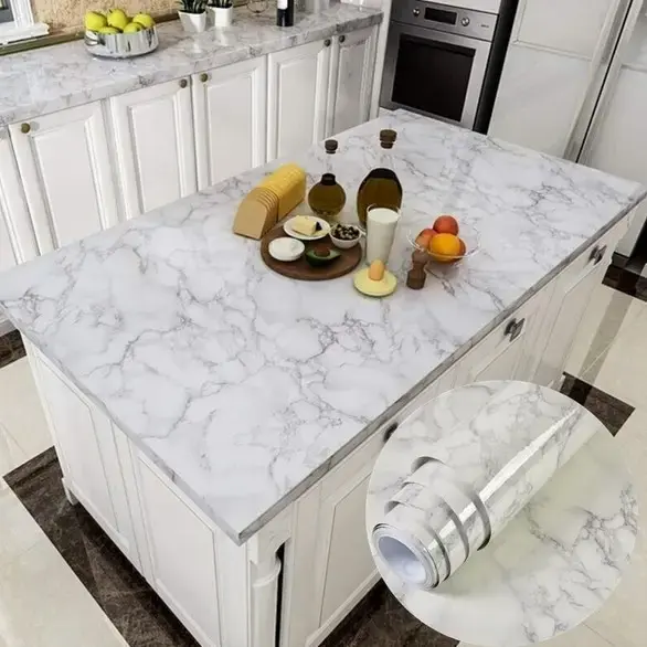 Самоклеюча плівка Supretto Мармур 4Mх0. 60M - Зображення 6