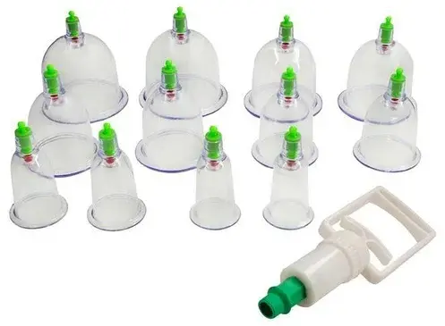 Вакуумні банки 12 штук у комплекті антицелюлітні - Зображення 2