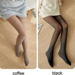 Колготи теплі зимові на густому флісі, Колготи з імітацією капронових
