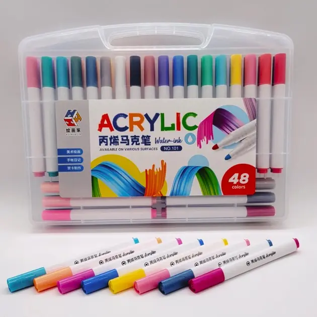 Акварельні маркери 60 кольорів Water Brush - Зображення 6