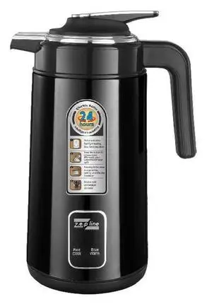 Чорний Електрочайник термос Zepline ZP-123-R 3л 2200 Вт - Зображення 2