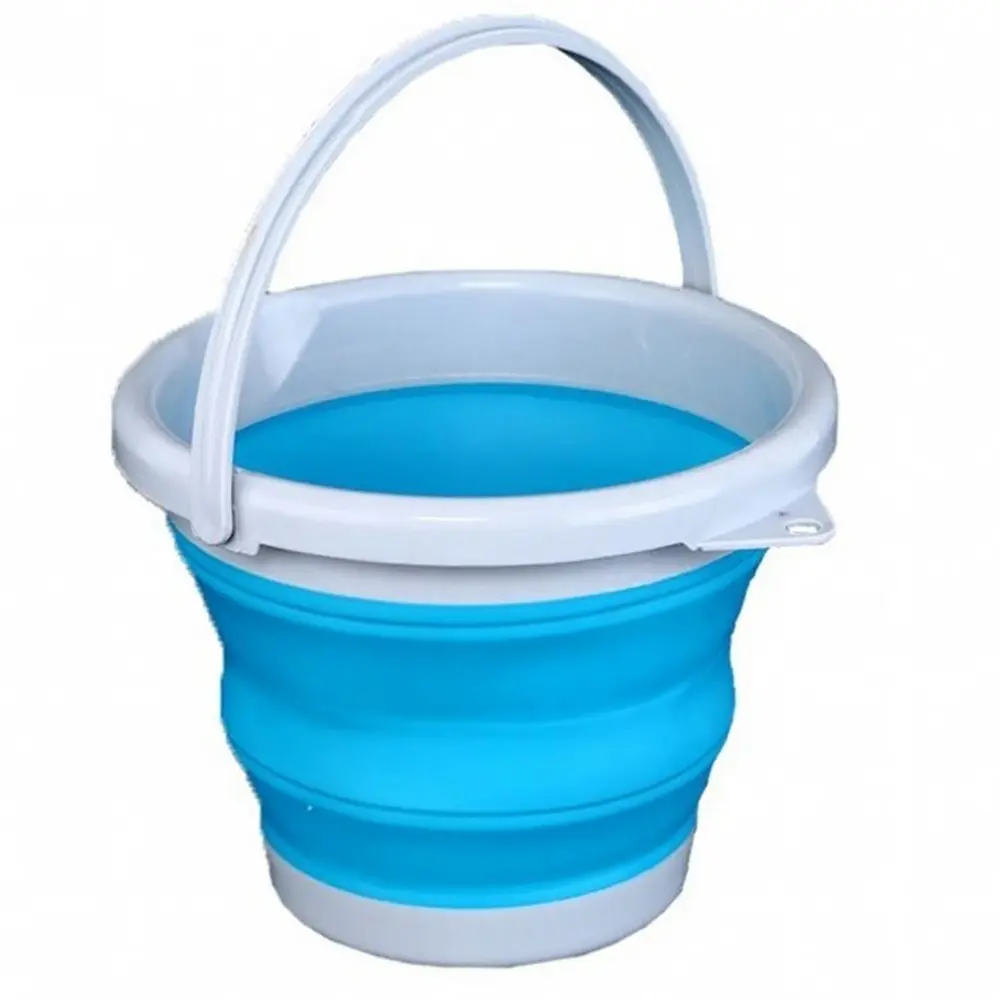 Складане силіконове відро 5л Collapsible Bucket - Зображення 2