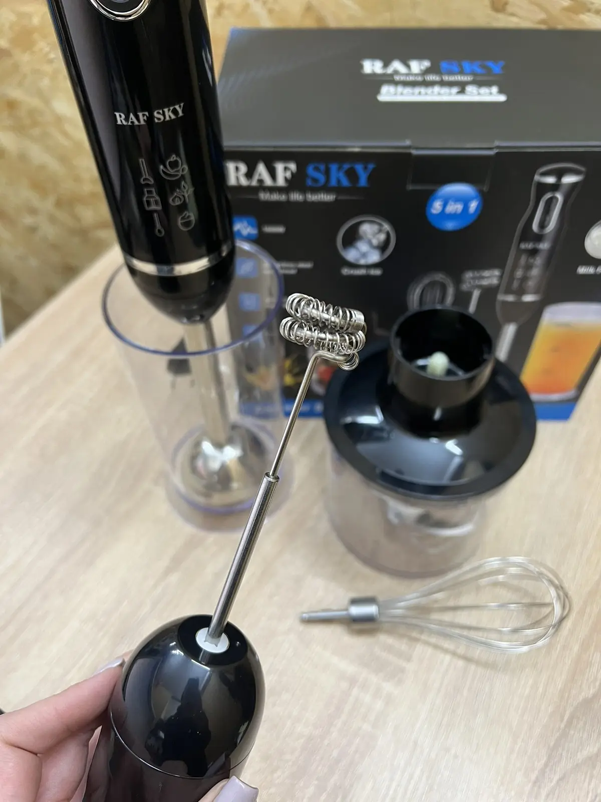 Ручний блендер RAF 1600 w 5 в 1 RS7318 - Зображення 9