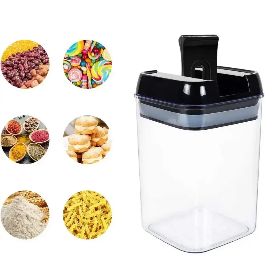 Органайзери для сипучих кухни Food Storage Container 7 Контейнерів | Набір пластикових контейнерів для круп - Зображення 3