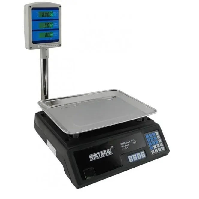 Ваги торговельні MATARIX MX-411 50кг - Зображення 6