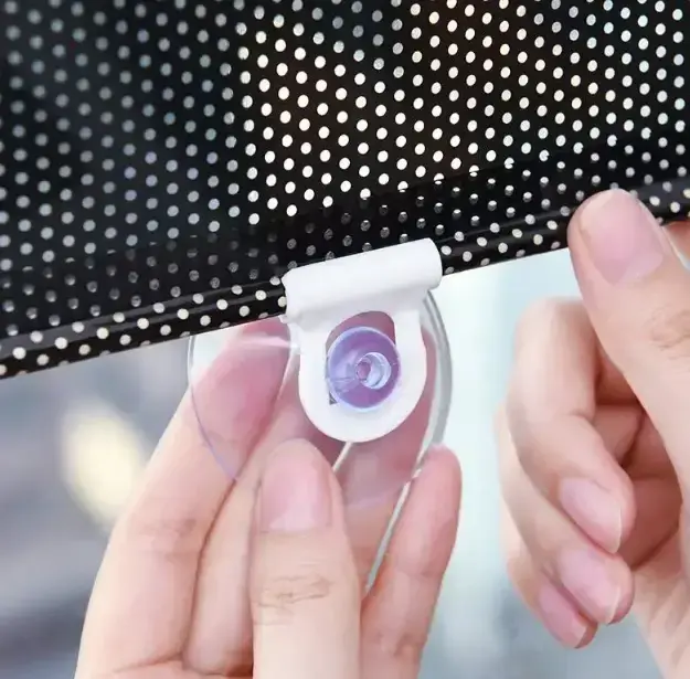 Рулонна сонцезахисна шторка на пластикові вікна 50*125 см, Чорна - Зображення 5