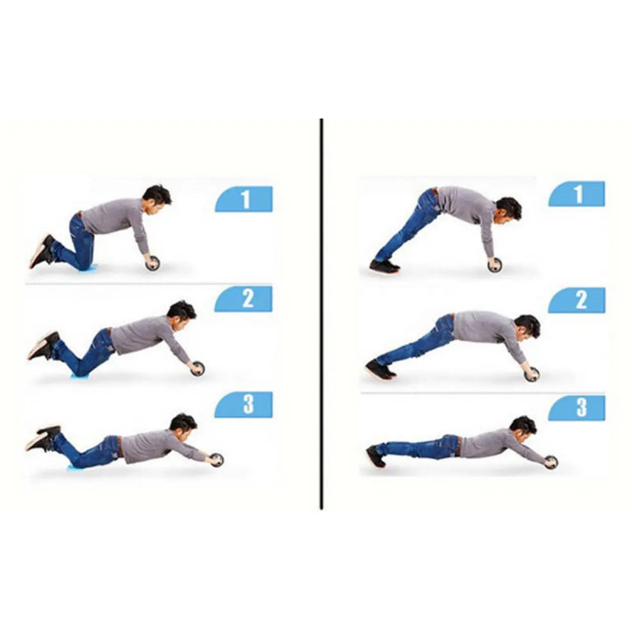 Колесо ролик для преса Ab Carver Pro FI-5031 (зі зворотним механізмом) - Зображення 2