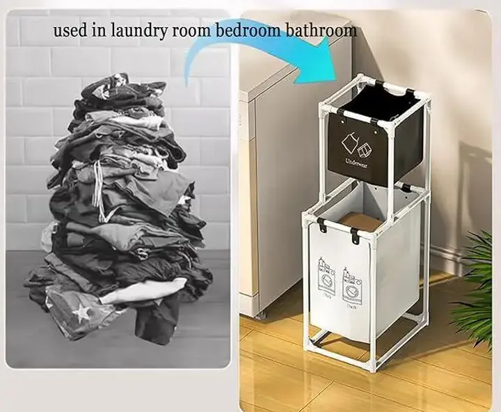 Кошик SKLM-23 для брудного одягу - Зображення 6