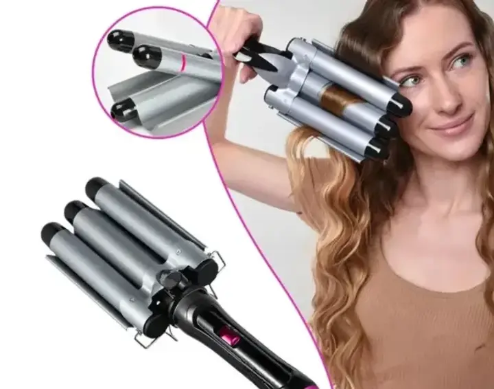 Плойка для завивки волосся Domotec MS-481B з потрійним нагріванням 9769 - Зображення 2