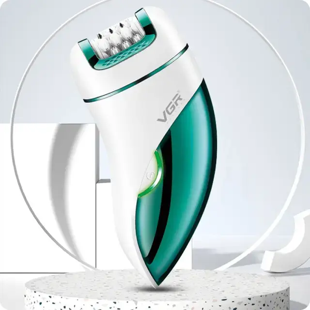 Епілятор жіночий акумуляторний 3 в 1 з USB триммер депілятор для тіла та ніг VGR V-731 - Зображення 2