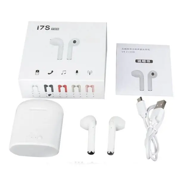 Бездротові навушники Bluetooth i7S - Зображення 3