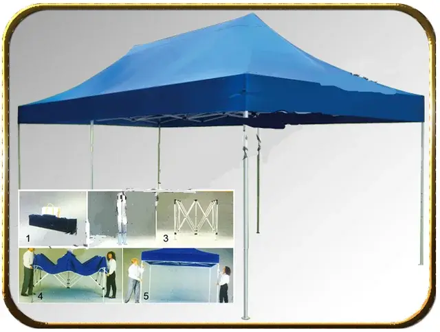 Намет Розсувний 2 х 2 чорний каркас - Зображення 7