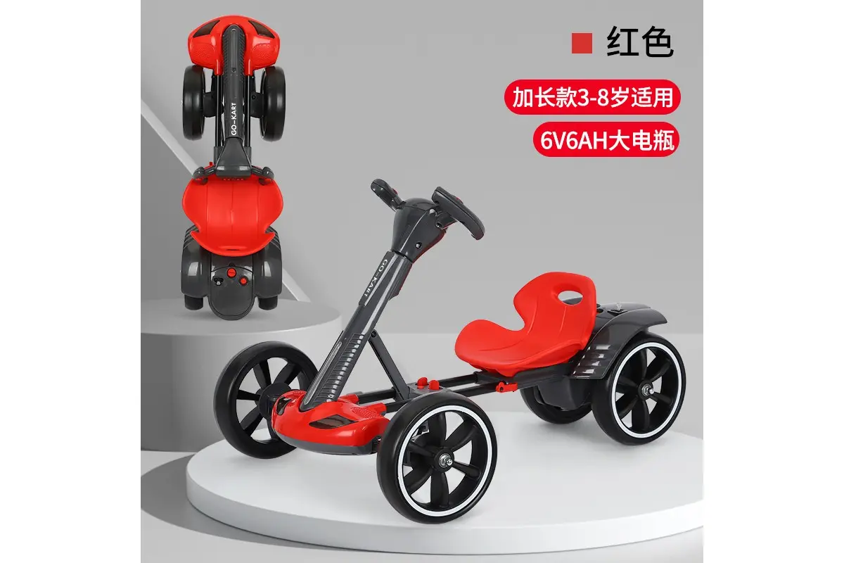 Машина дитяча електро HL-B6 з аккум.6V, 4.5A, 6км.ч, до 50кг, 3-8 років червона - Зображення 5