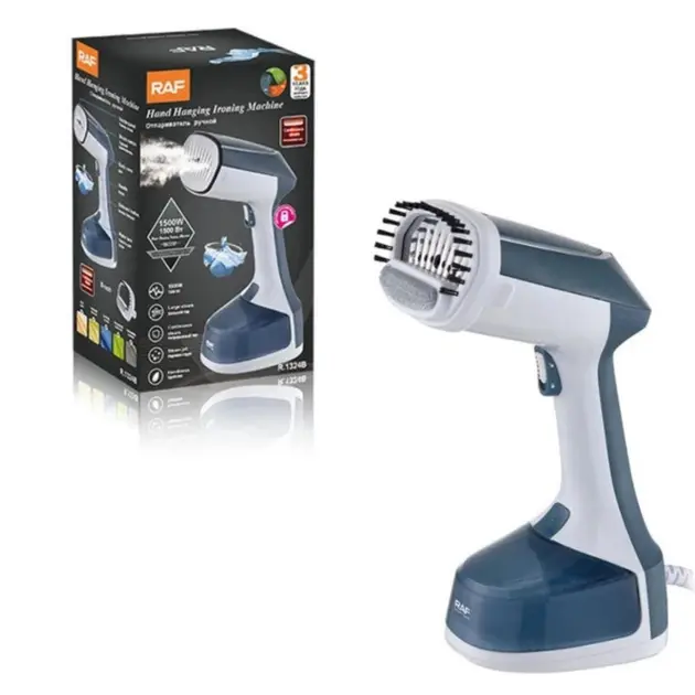 Ручний відпарювач RAF 1500 Вт із функцією захисту від крапель та знімним резервуаром для води - Зображення 4