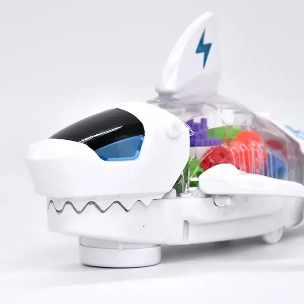 Музична іграшка акула (їздить, шестерні, рухомі частини, звук, світло) S-2А - Зображення 2