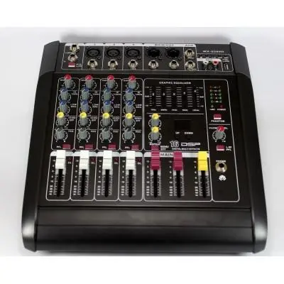 4-х канальний Bluetooth аудіо мікшер з USB Mixer BT 5300D/5200D 4ch - Зображення 2