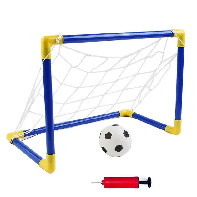 Ігровий набір Міні Футбол "Складні ФУТБОЛЬНІ ВОРОТА" 56см Anjanle Футбольний набір з насосом та м'ячем - Зображення 2