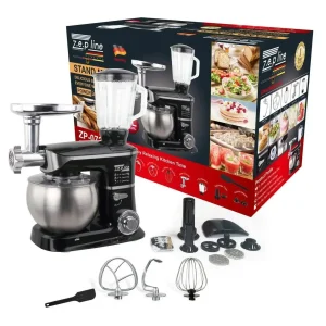 Кухонний комбайн 4в1 (тістоміс, м’ясорубка, блендер, міксер) Zepline ZP-072 3200W
