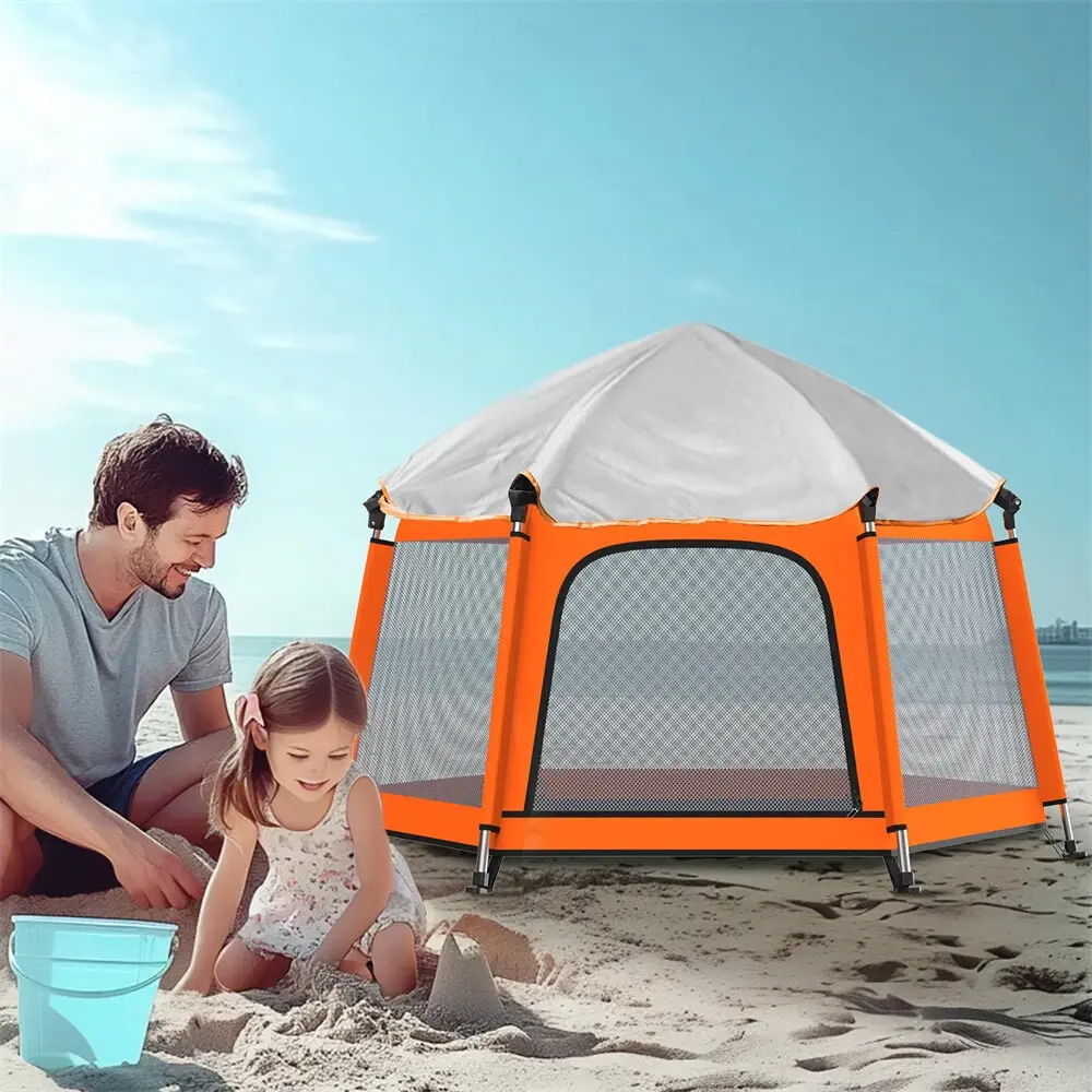 Дитячий манеж-намет складний з москітною сіткою - Зображення 2