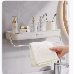 Органайзер у ванну полиця+вішалка TOWEL BAR LY-840