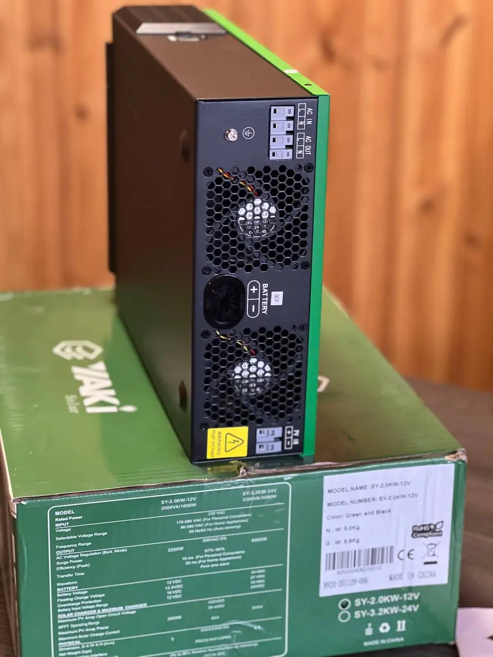 Гібридний інвертор yaki SY-2.0KW-12V - Зображення 2