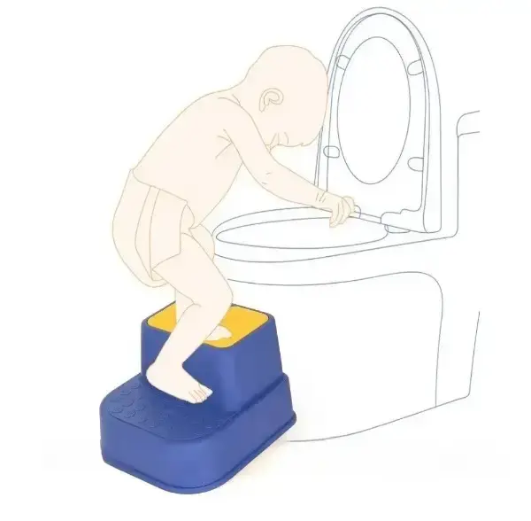 Двоступінчаста підставка для ніг у ванну кімнату, з антиковзким покриттям - Зображення 4