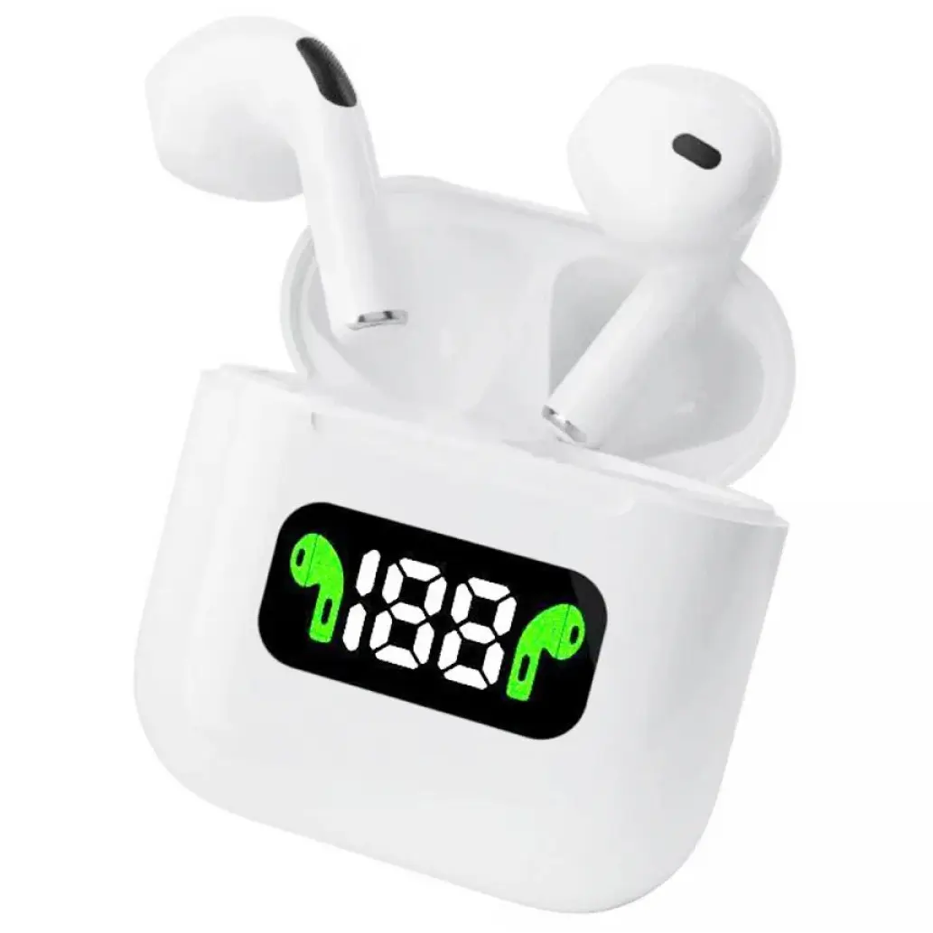 Стерео гарнітура TWS i58 APRO3 LCD Sensor Bluetooth 5.0 Білий