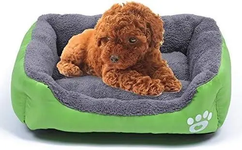 Лежанка - пуф для котів та собак Чорна M(47*35см) - Зображення 3