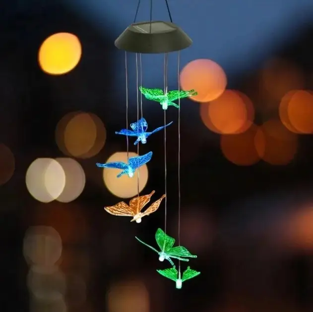 Садовий світильник-нічник 5 MULTI Led Solar на сонячній батареї 16 режимів - Зображення 3