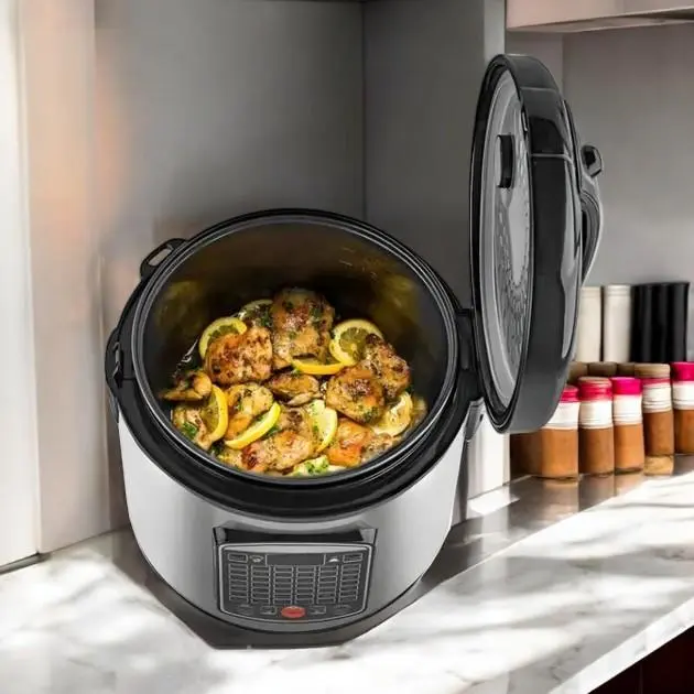 Мультиварка універсальна на 42 програми Crownberg CB 5527 із нержавіючої сталі з чашею на 5л. - Зображення 2