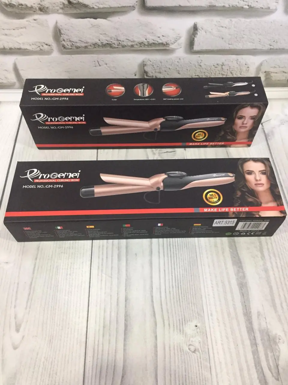 Плойка для волосся Gemei GM 2996, регулювання температури, керамічне покриття, плойка для волосся - Зображення 2