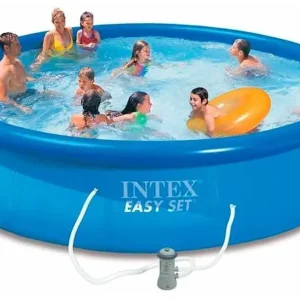 Сімейний надувний басейн 457*84 см 2006 л/год. Intex 28158