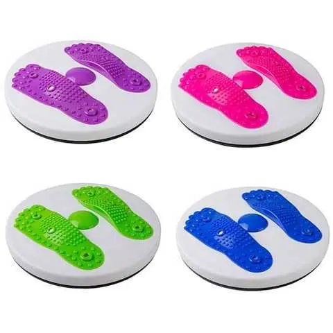 Тренажер диск здоров'я для схуднення підлоговий з еспандерами та масажем ступнів - Зображення 3