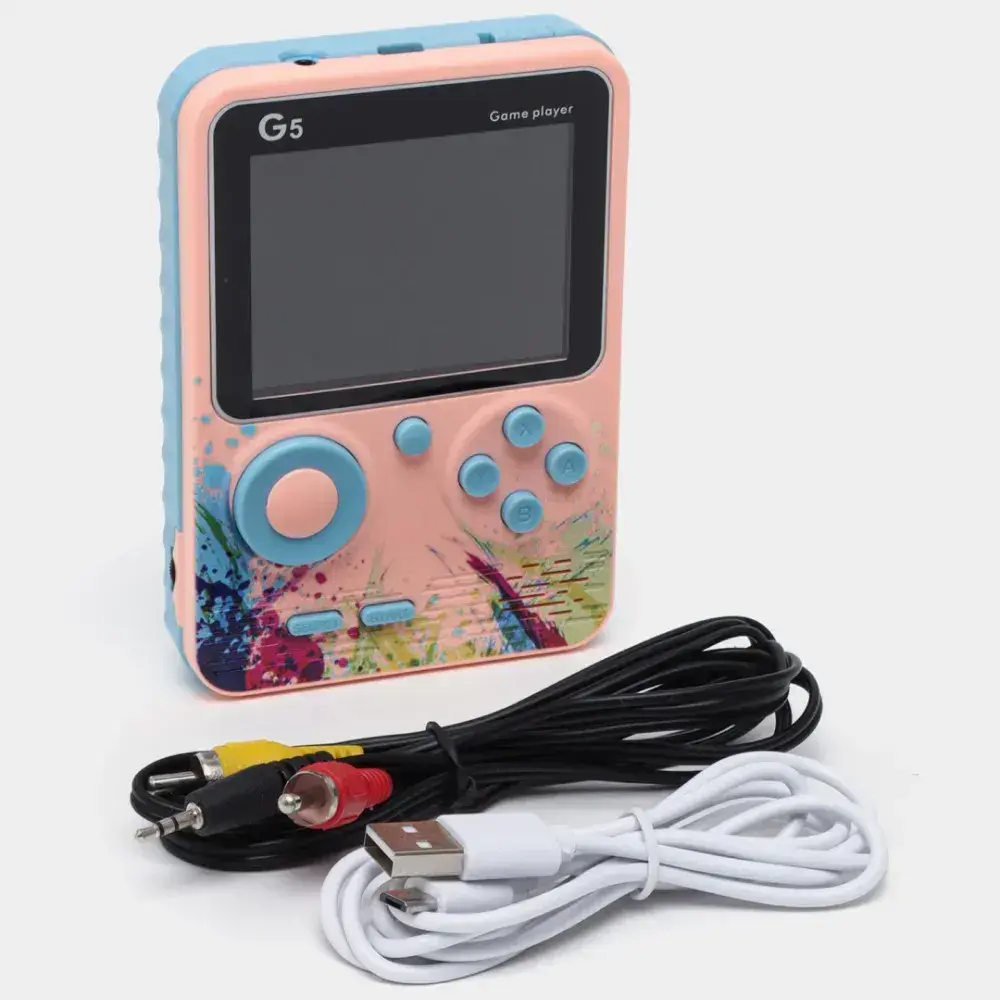 Портативна ігрова консоль G5S+джойстик, 500 вбудованих ігор / Дитяча ігрова приставка до телевізора - Зображення 5