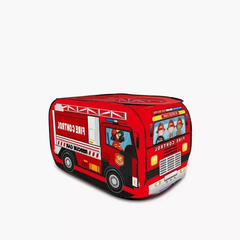 червона Пожежна машина Дитячий ігровий намет TK Group TENT 110 х 70 х 70 см у сумці - Зображення 2