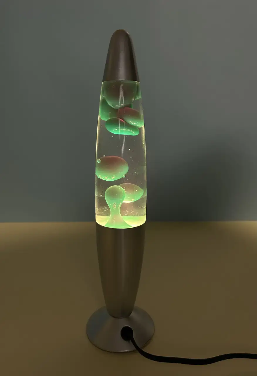 Нічник-світильник "Лавова лампа" 37 см Лава лампа RGB - Зображення 2