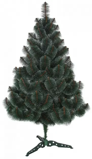 Сосна штучна Мікс Засніжена, пухнаста штучна новорічна сосна розпушена з білими кінчиками - Зображення 2