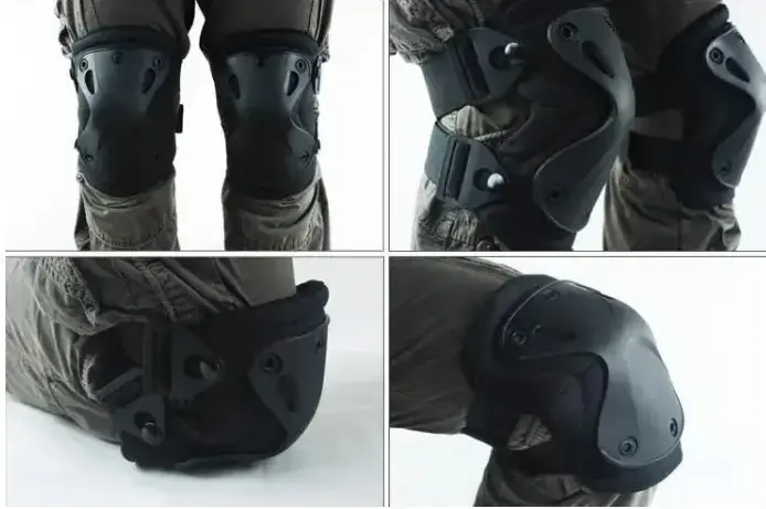 Тактичні захисні наколінники та налокітники з удароміцного пластику - Зображення 9