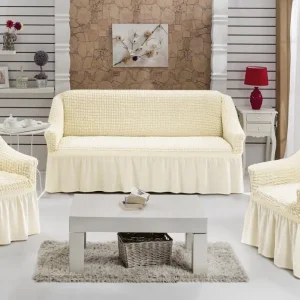 Натяжний чохол на диван та два крісла Туреччина, Універсальний чохол, накидка на диван