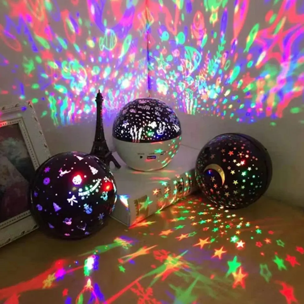 Дискошар-лазерна лампа Зіркове небо + Колонка XL-911 - Зображення 7