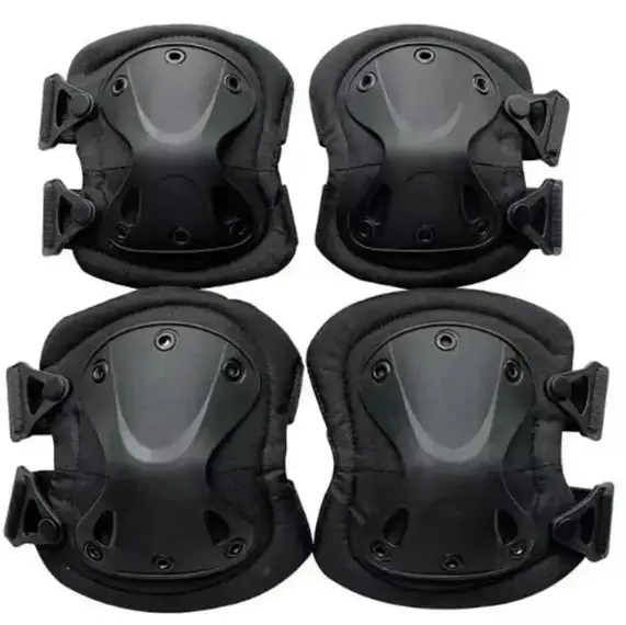 Тактичні захисні наколінники та налокітники з удароміцного пластику - Зображення 10