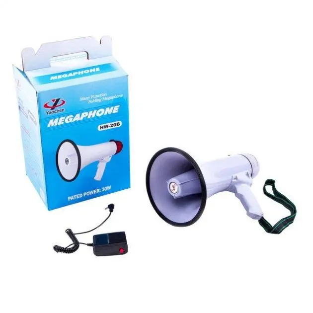 Рупорний гучномовець мегафон UKC MEGAPHONE HW 20B - Зображення 3