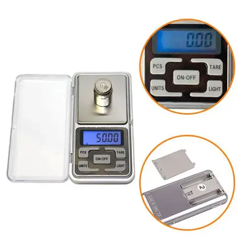 Ваги ювелірні компактні кишенькові 500г - Зображення 5