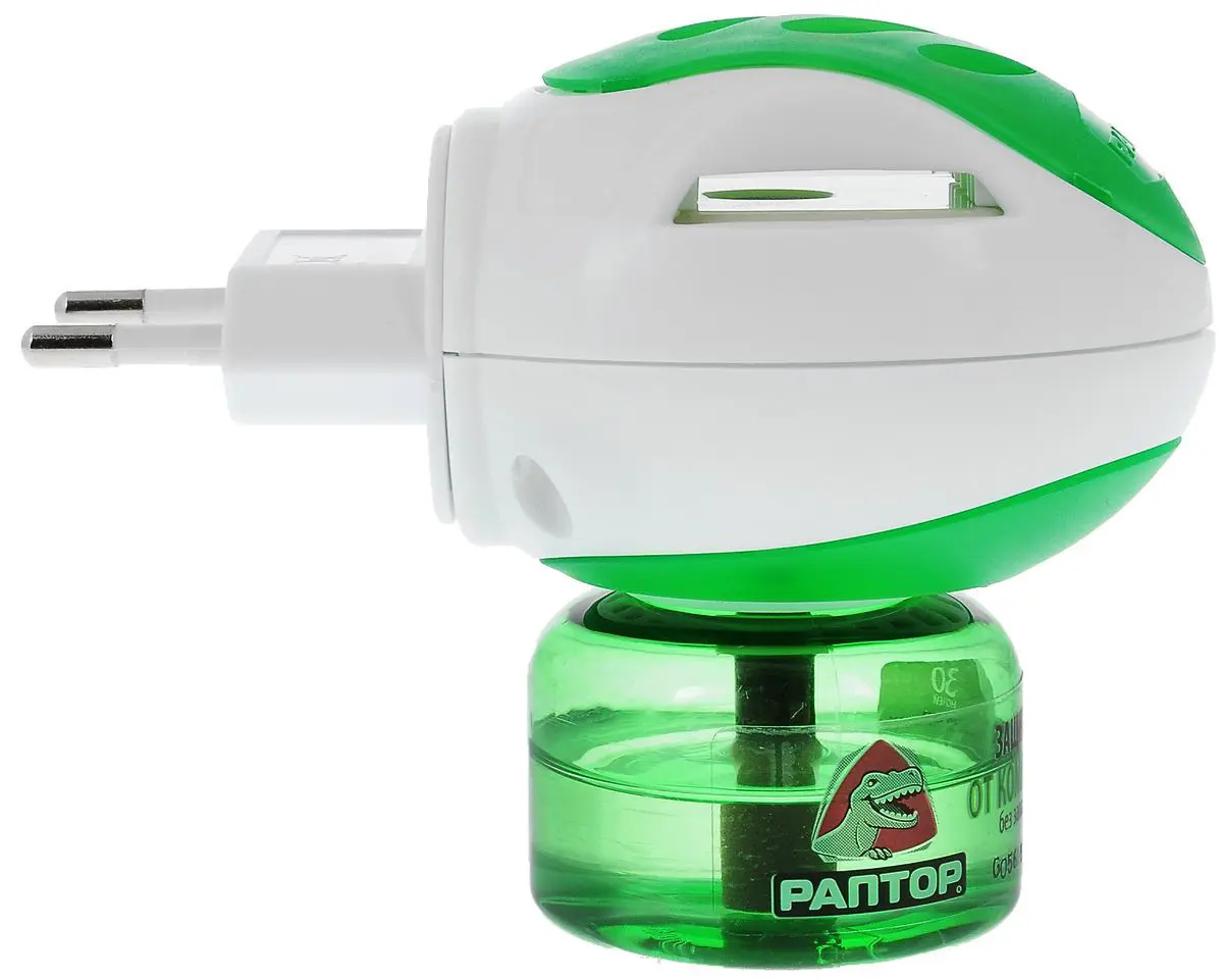 Набір фумігатор з рідиною 30 ночей від комарів Раптор - Зображення 2