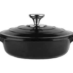 Сотійник антипригарне покриття з металевою кришкою BN-358 (24*6,5 см)