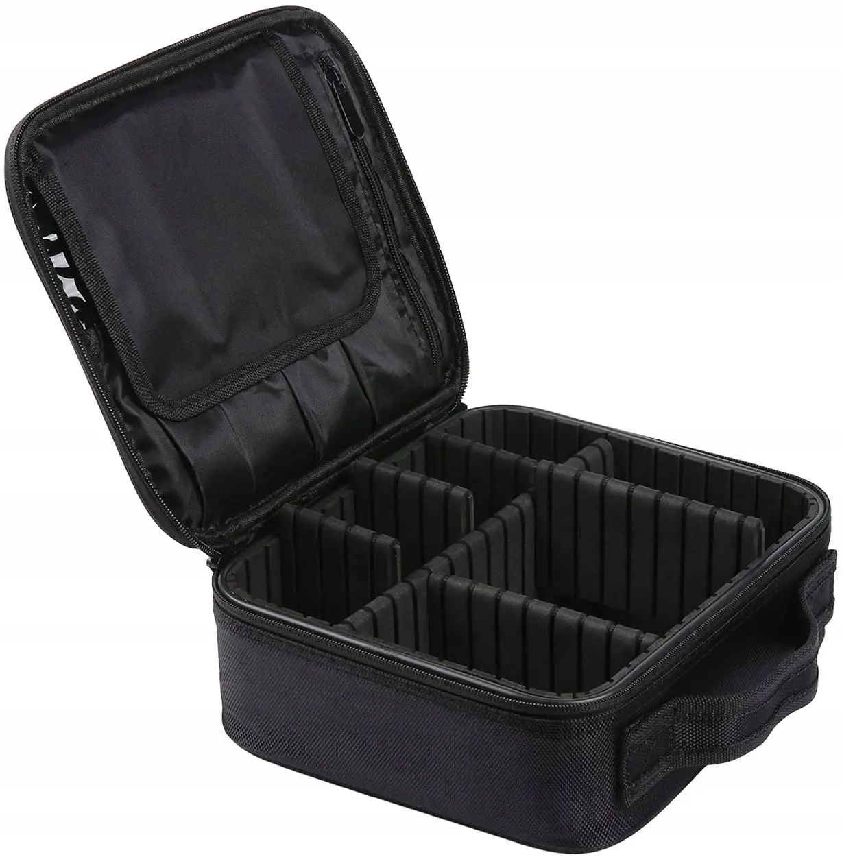 Рожева Органайзер бокс із дзеркалом бьюті кейс косметичка валіза сумка для зберігання косметики та приладдя 26х23х10 см - Зображення 5